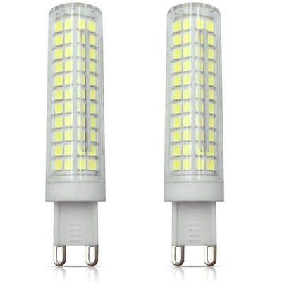 G9 LED Corn Bulb 2 Pack 15W 120W Equivalent 136 LEDs Daylight White 6000K G9 ...
