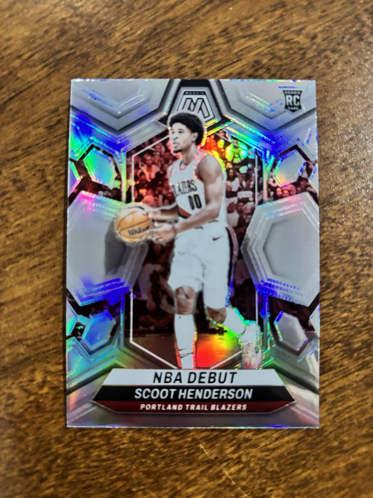 ✨2023-24 Panini Mosaic Scoot Henderson NBA Debut RC #255 Silver Prizm Rookie