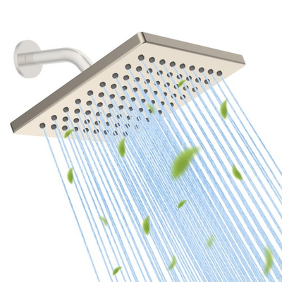 #ad #ad Thickness Metal Rain Shower Head 6#x27;#x27; High Pressure Rainfall Shower Head Squ... $55.56