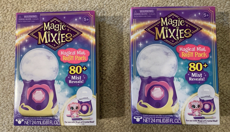 2 Pack - Magic Mixies Magical Mist Refill Pack for Magical Crystal Ball NEW