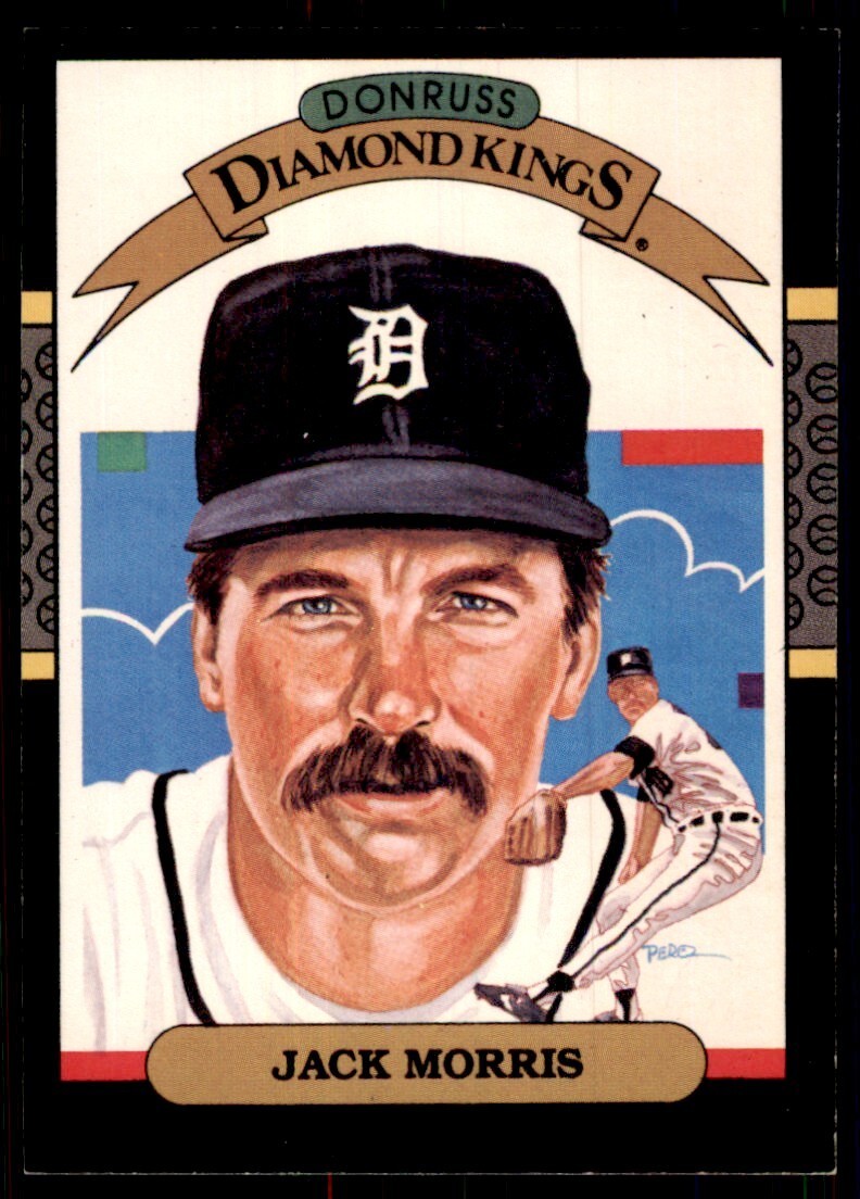 1987 Donruss Jack Morris Diamond King Detroit Tigers #13