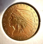 1912 Indian Quarter Eagle — photo from another recent sale
