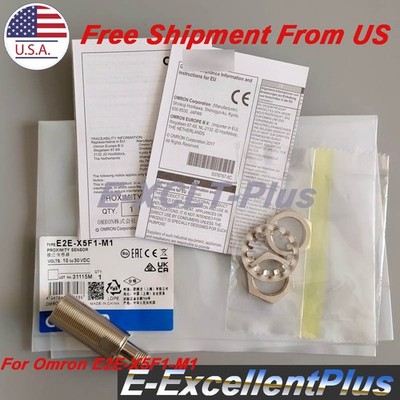New For Omron E2E-X5F1-M1 E2EX5F1M1 Inductive Proximity Sensor Switch 5mm PNP NO