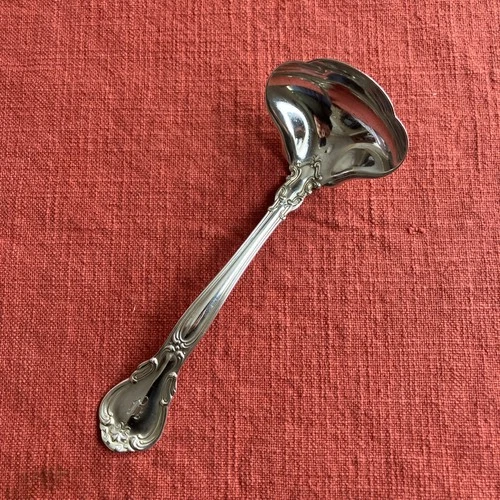 Chantilly by Gorham Gravy Ladle, Sterling Silver, Lion-Anchor-G, 6.75"
