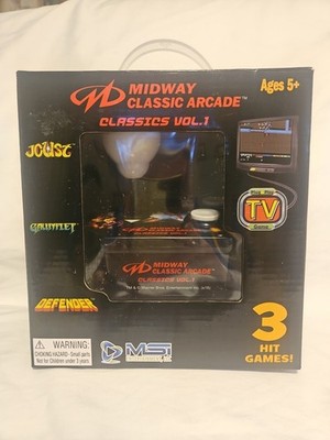 NOB MSi Entertainment Midway Classic Arcade classics Vol.1 Plug & Play TV Game