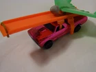 Vintage Hot Wheels Redline 1970 Hot Pink Sky Show Fleetside with Ramp and Plane