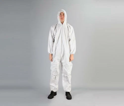 Case of 25 Microporous Coated Coveralls Coverall with Hood and Boot Med - 4XL - product detail image 1
