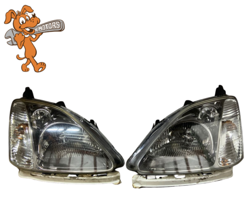 JDM Honda Civic Headlight Lights EU1 EU3 EP3 Type R HID Right Left set pair OEM - Picture 1 of 10