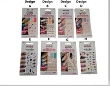 New Kiss Nail Art Accent  Kits Many Pop Accent Stickers Polish Pop Waterless