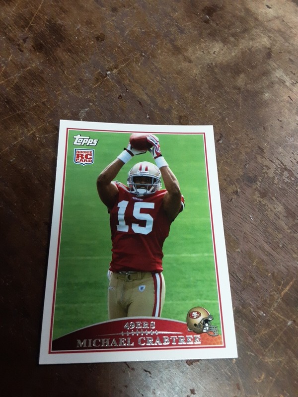 2009 Topps Rc Michael Crabtree # 420