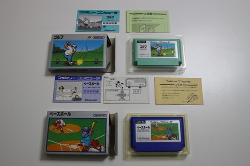 Baseball Nintendo Famicom Complete Japan Import US Seller NES Silver Box 1983 JP - Picture 3 of 17