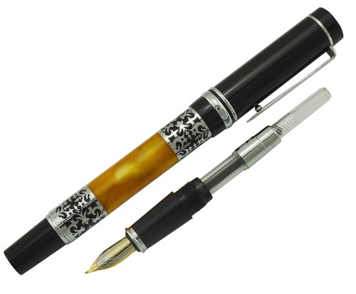 Pluma estilográfica Yiren 675 patrón de flor de celuloide pluma estilográfica - Imagen 5 de 7