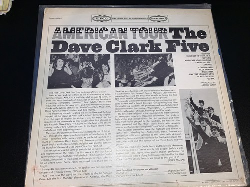 1964-The Dave Clark Five – American Tour- Volume 1-Rock-Pop Vinyl BN 26117 - Picture 2 of 4