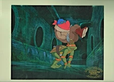 TEENAGE MUTANT NINJA TURTLES Rare Original Production Animation Cell #73-83