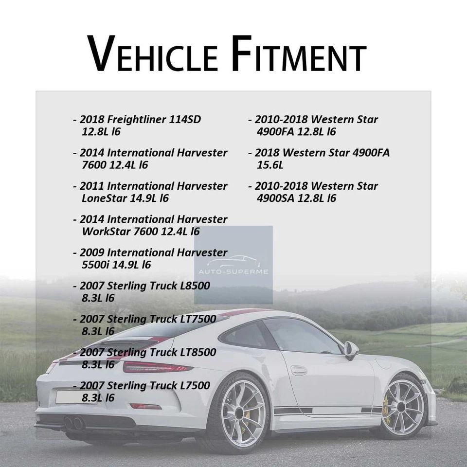 Manguera de refrigerante de radiador Gates tubo a motor para Freightliner Columbia 14,8 L 2008 Foto 2 de 3