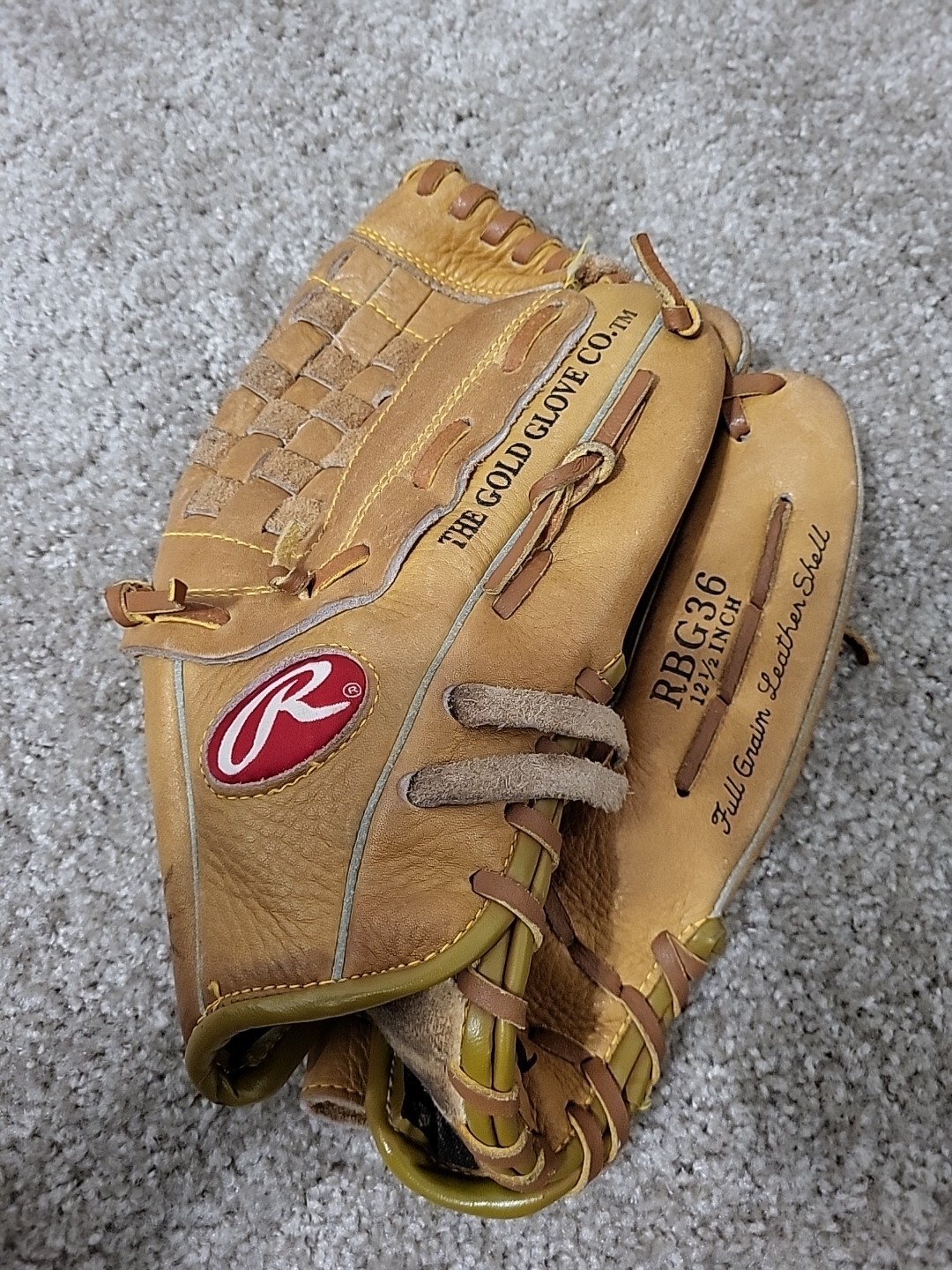 Rawlings Gold Glove 12.5 Inch RBG36 Derek Jeder Signed eBay