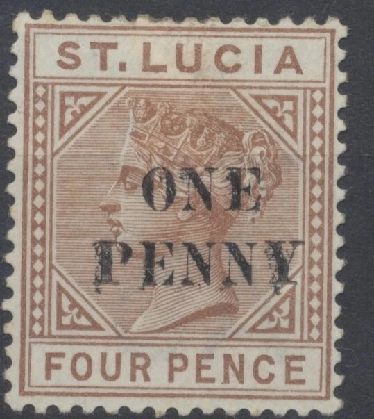 St Lucia Stamps 1891 SG34;46;;55a mint hinged + used CV £227.25 - Image 3 of 4