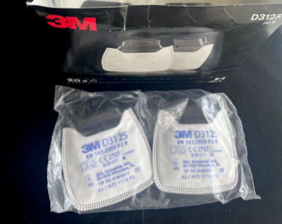 3M '' Secure Click '' Partikelfilter D3125 P2R, D3135 P3R  /  Pack á 2 Stück