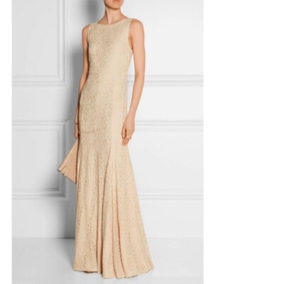 NWT DVF Maxi Sleeveless Lace Dress Evangelina