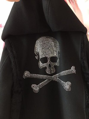 Mastermind Skull Down Jacket with Swarovski, Warm, Used, Limited Edition