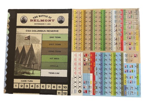 Compass Paper Wars Magazine With Complete Historical War Game #87 - Belmont - Picture 2 of 4