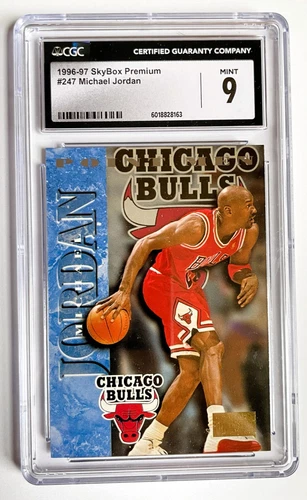 1996-97 SkyBox Premium MICHAEL JORDAN CGC 9 MINT #247 