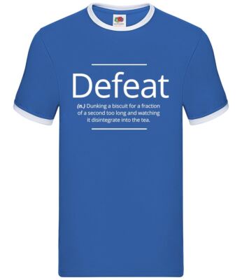 Defeat Definition - Herren Klingel - Kekse Kekse lustige Teetasse Tasse Tasse Tasse Kaffee