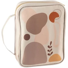 Bible Cover with Handles Zippered Bible Carrying Case for Women and Girls Bib...