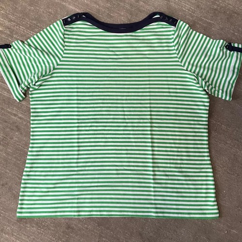 d & co. denim + company Activewear Striped top - 1x