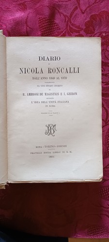 Roma, Risorgimento, Stato Pontificio, Roncalli, edizione del 1884 - Foto 7 di 9