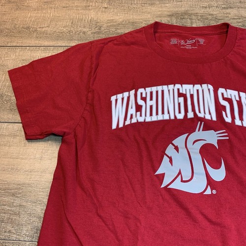 Washington State Cougars Mens T-Shirt Size Medium "The Victory" Brand Cotton B15 - Picture 3 of 13