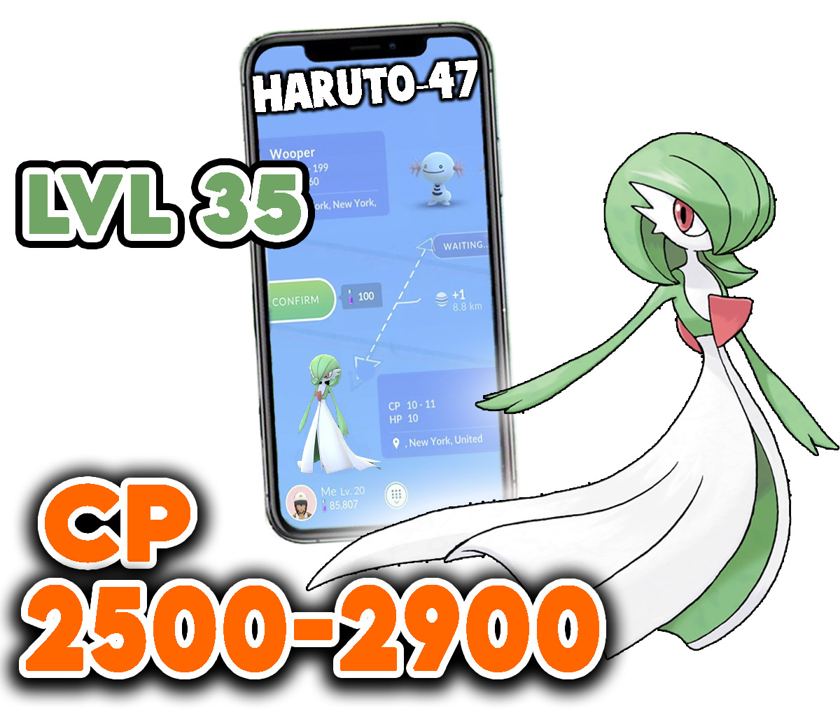 Gardevoir 2500+ CP – Get This Pokemon