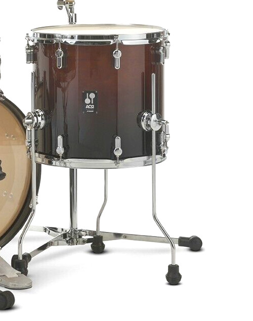 Sonor AQ2 Maple 14" x 13" Floor Tom Brown Fade Lacquer AQ2-1413-FT-BRF