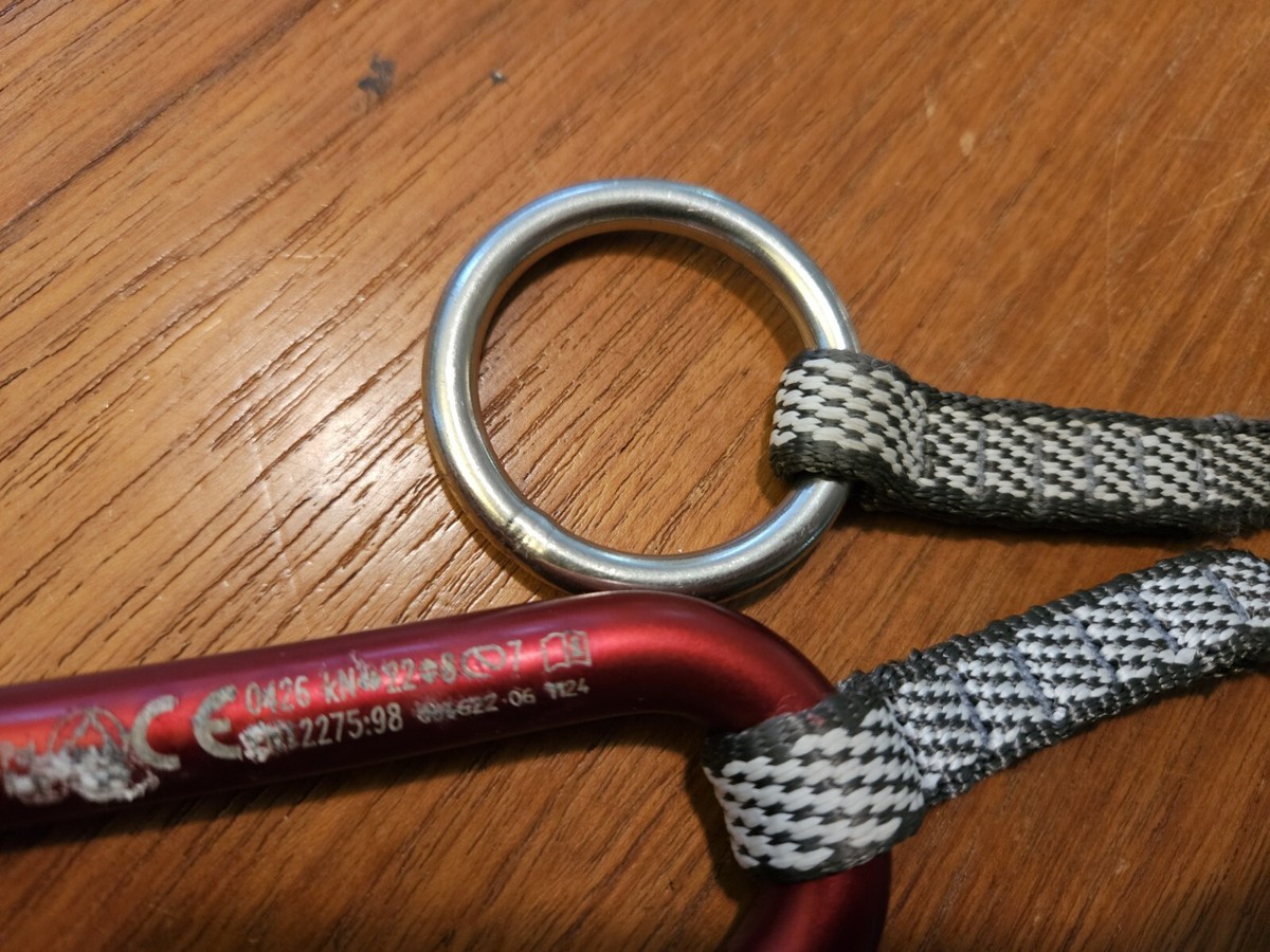 Tow Tether for kayak rescue vest Kong carabiner NON-locking | eBay