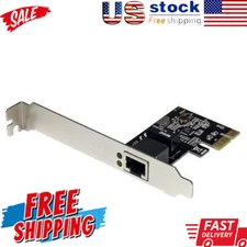 1 Port PCI-Express Gigabit Network Server Adapter W/ Realtek Chip NIC Link LED