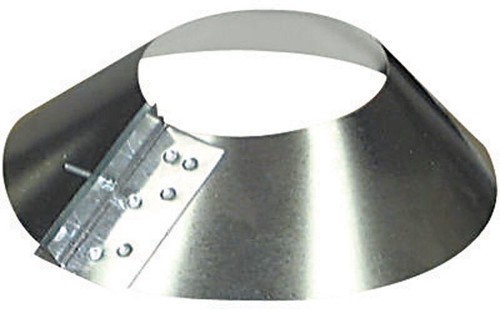 IMPERIAL GV1376 Collar Tormenta 4" D 26 Ga. Acero Galvanizado Plata - Imagen 2 de 2