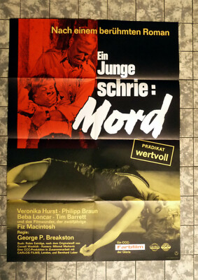 EIN JUNGE SCHRIE MORD * A1-FILMPOSTER German 1-Sheet ´66 The Boy cried Murder