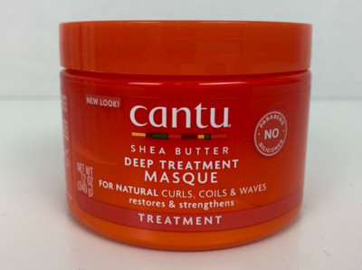 Cantu Shea Butter Deep Treatment Masaque 12 oz Natural Curls Coils Waves NEW
