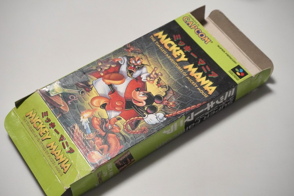 ミッキーマニア [SUPER FAMICOM] Super Famicom Mickey Mania boxed Japan SFC game US Seller | eBay