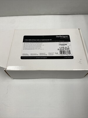 NEW StarTech.com 1 Port USB 2.0 Over Cat5/6 Extender Kit USB2001EXTV - 165f(50m)