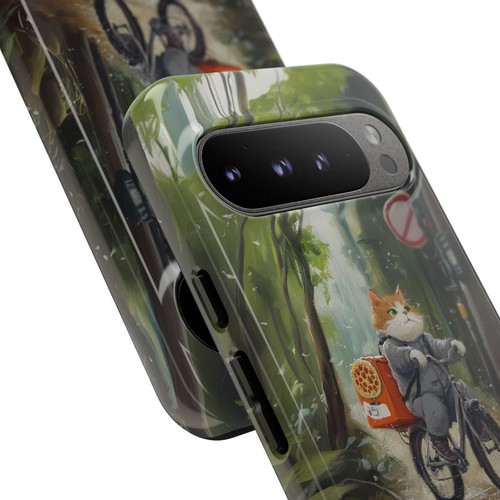 Cat Pizza Delivery Bike - Phone Ink Cover Case for iPhone, Galaxy, Pixel - 第 129/273 張圖片