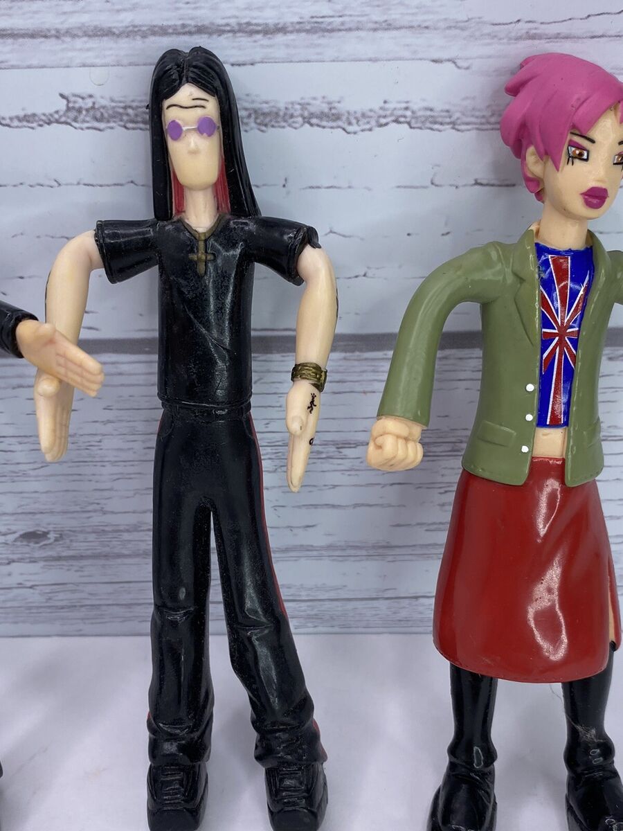 THE OSBOURNE FAMILY ~ Ozzy Osbourne Bendable Toy Figures Set
