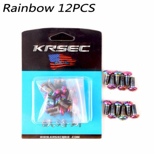 KRSEC MTB Bike Disc Brake Rotor Bolts T25 12 PCS Screws Road Bicycle Torx Wrench - Picture 9 of 11