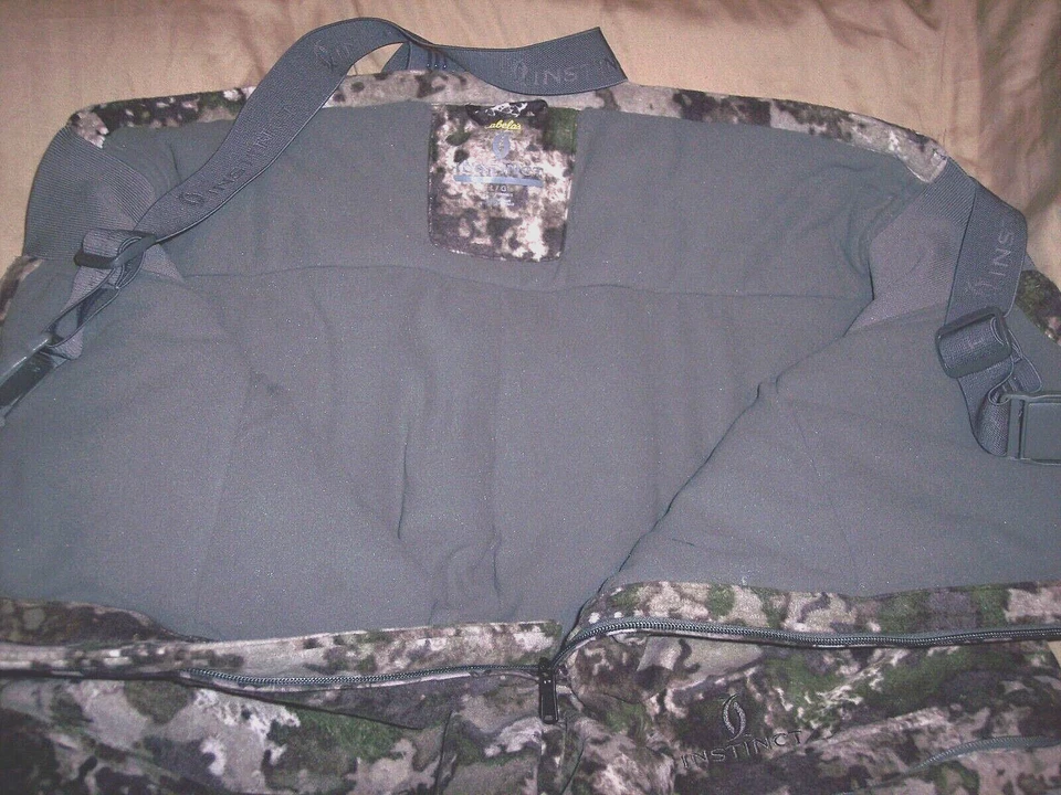Mens Large Camo Bibs Standhunter Instinct Insulated Camo Hunting Bib Overalls - Image 2 of 4