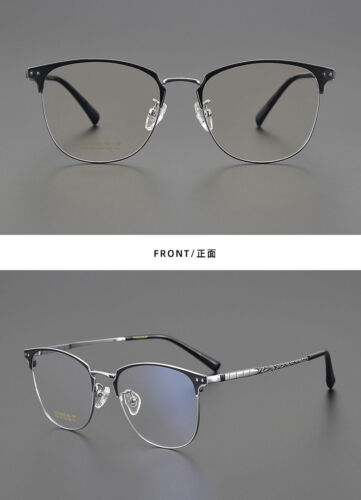 2025 NEU Herren Brille Brillengestell Reintitan Brille Klassische Brille Gold eyeglasses - Bild 16 von 21