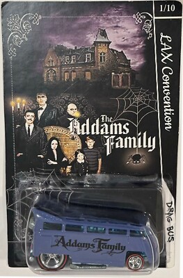 Purple Hot Wheels VW Drag Bus The Addams Family Custom #1 of
