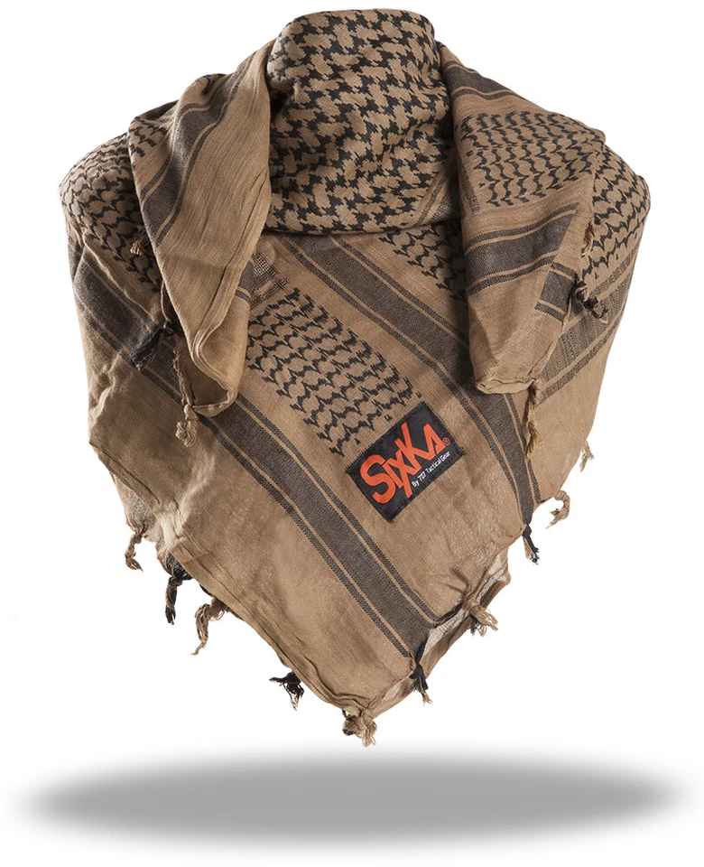 Шарф Shemagh военный легкий тактический лицо голова надежном 100% хлопок SK7 - Изображение 4 из 4