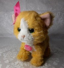 FurReal Friends Daisy Play with Me Orange CAT Plush Toy Hasbro B300 EUC