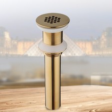 Bathroom Black/Chrome/Gold Direct Drain Without Overflow For Vessel Sink