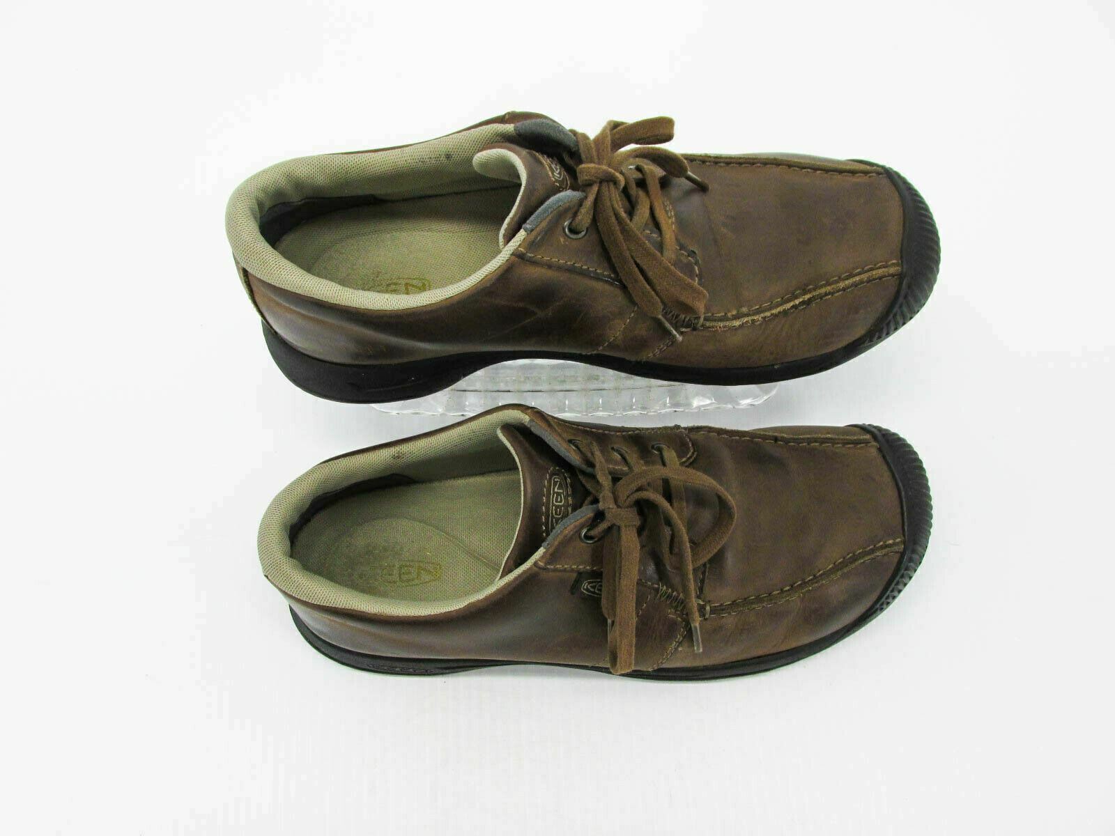 Scarpa uomo Keen Reisen bassa taglia 10M marrone atletica escursionismo Oxford usata qp